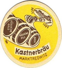 Bierdeckel Kastnerbru Marktredwitz um 1975