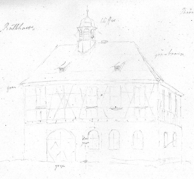 Rathaus Graben 1825