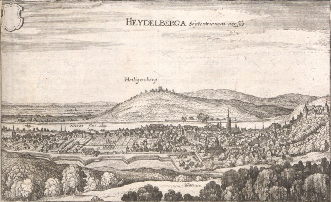 Heidelberg, Topographia Palatinatus Rheni