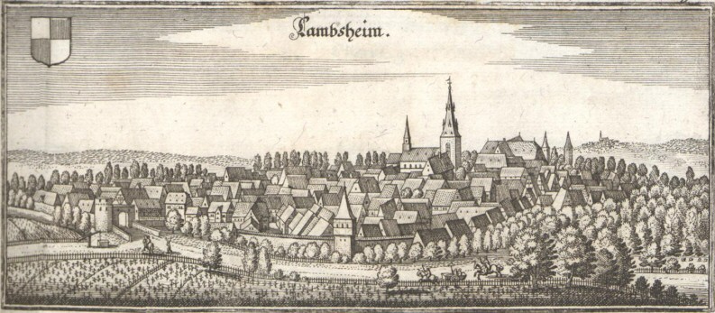 Lambsheim, Topographia Palatinatus Rheni