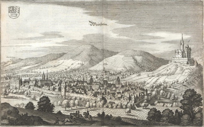 Weinheim, Topographia Palatinatus Rheni